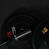 Close-up of a barbell on a dark background