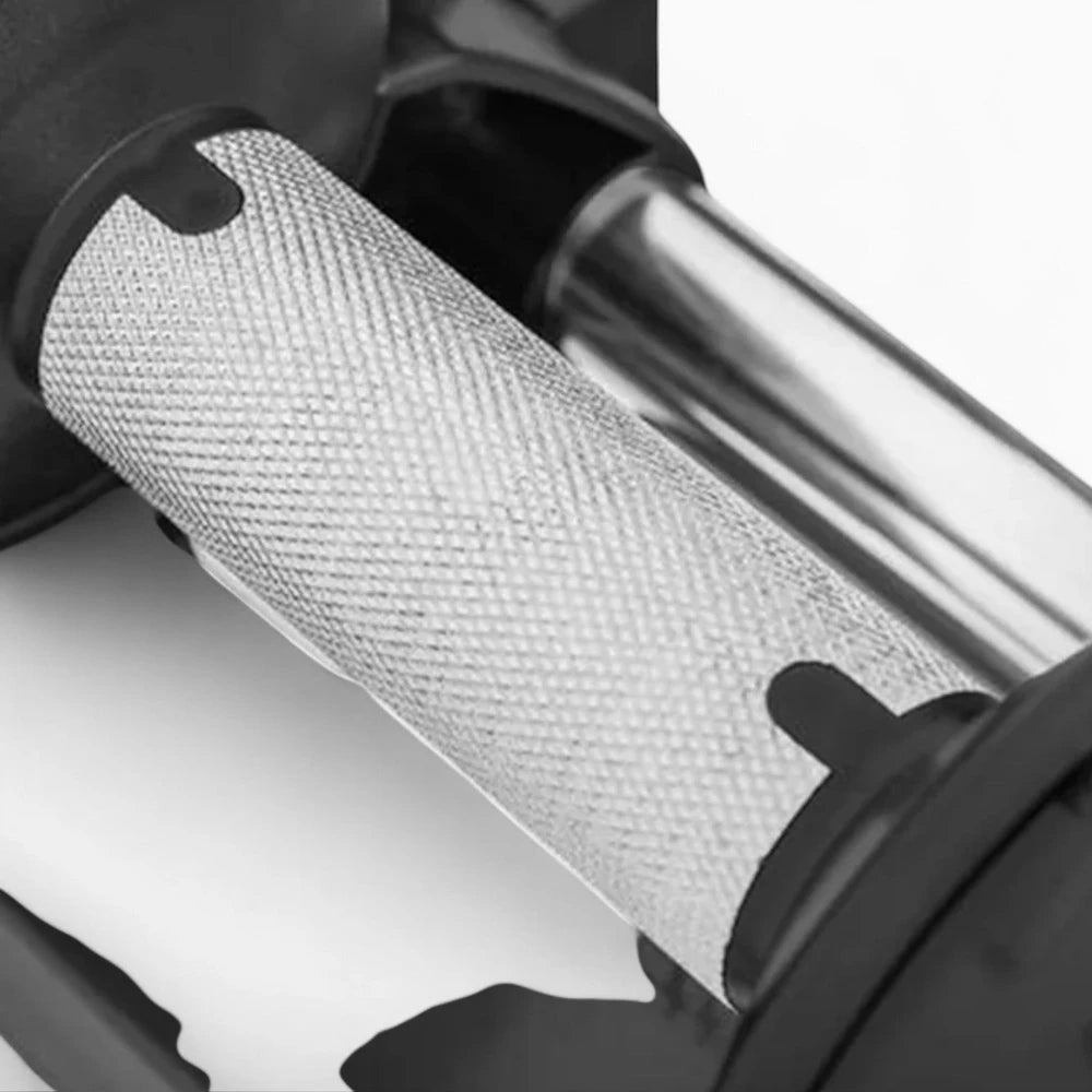 Close-up of a motorcycle suspension fork with a textured oil seal.