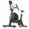 Stationary bike on a white background