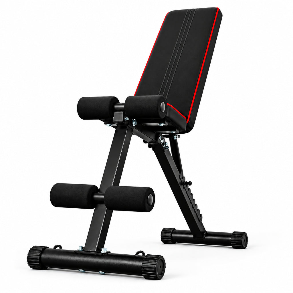 Gym workbench in upright position on a white background - for Sale Weight Bench | Gym Superstore Main image