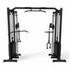 Gym equipment with multiple bars on a white background