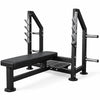 Flat weight bench on a white background - Premium Weight Bench | Gym Superstore