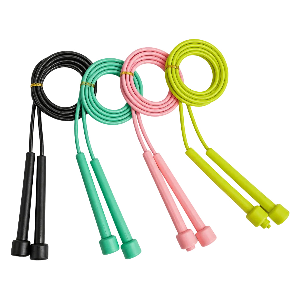 Colourful core pace jump ropes on a white background - Cheap Jump Rope | Gym Superstore Main image