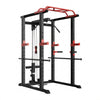 Black and red weightlifting cage on a white background - Buy Online Gym Machine | Gym Superstore