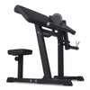 Black gym machine on a white background
