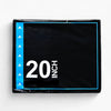 Black jump box with '20 Inch' text on a white background