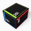 Black jump box with colorful text and numbers on a white background
