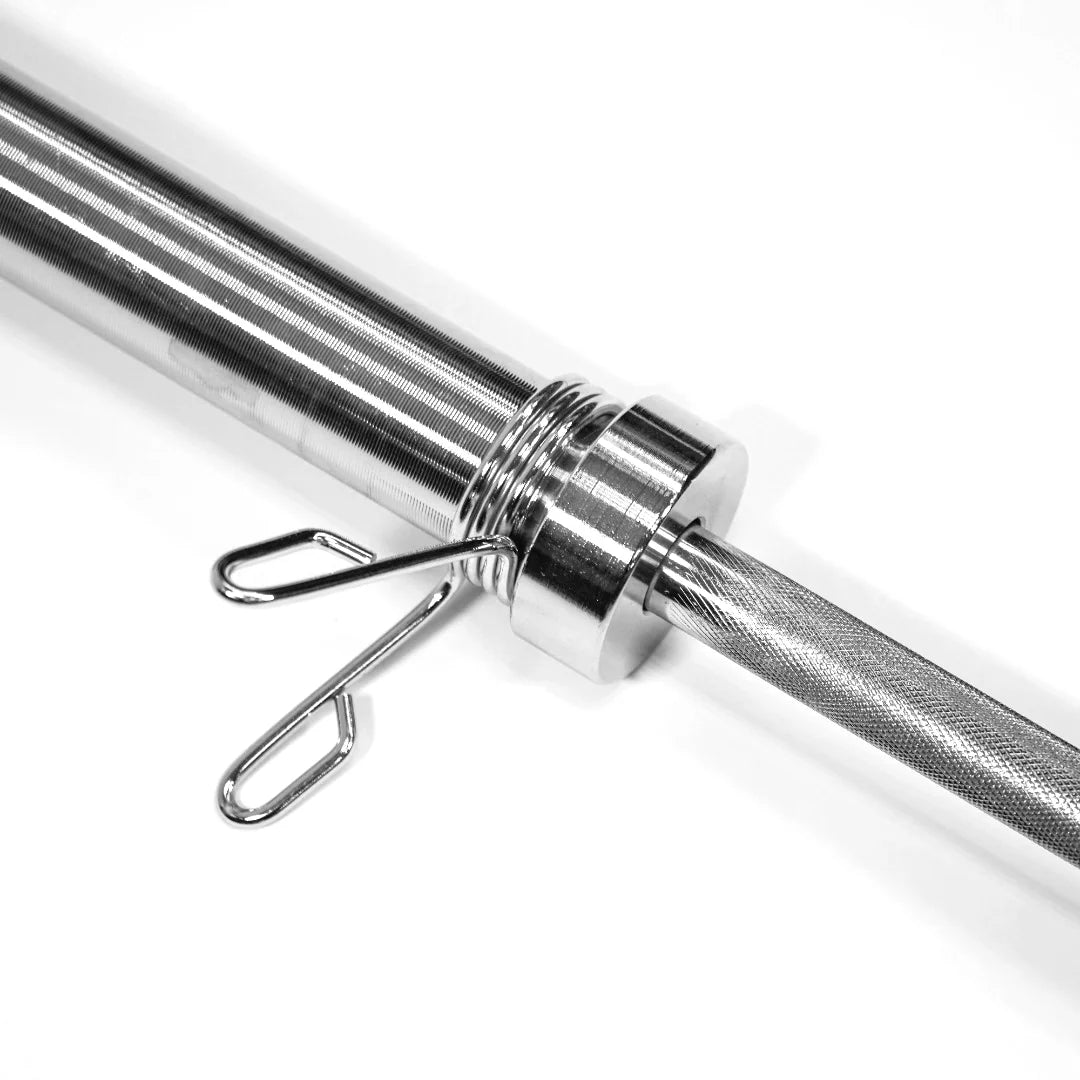 Barbell Spring Collars Pair - 1" or Olympic 2" Secondary image