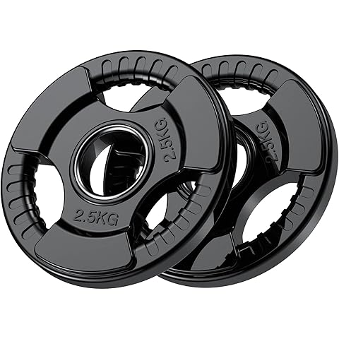 Tri-Grip Olympic Weight Plates (Pair) - 1.25kg to 25kg Secondary image