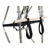 Gym Superstore professional wooden Pilates reformer tower attachment with black straps and adjustable metal springs
