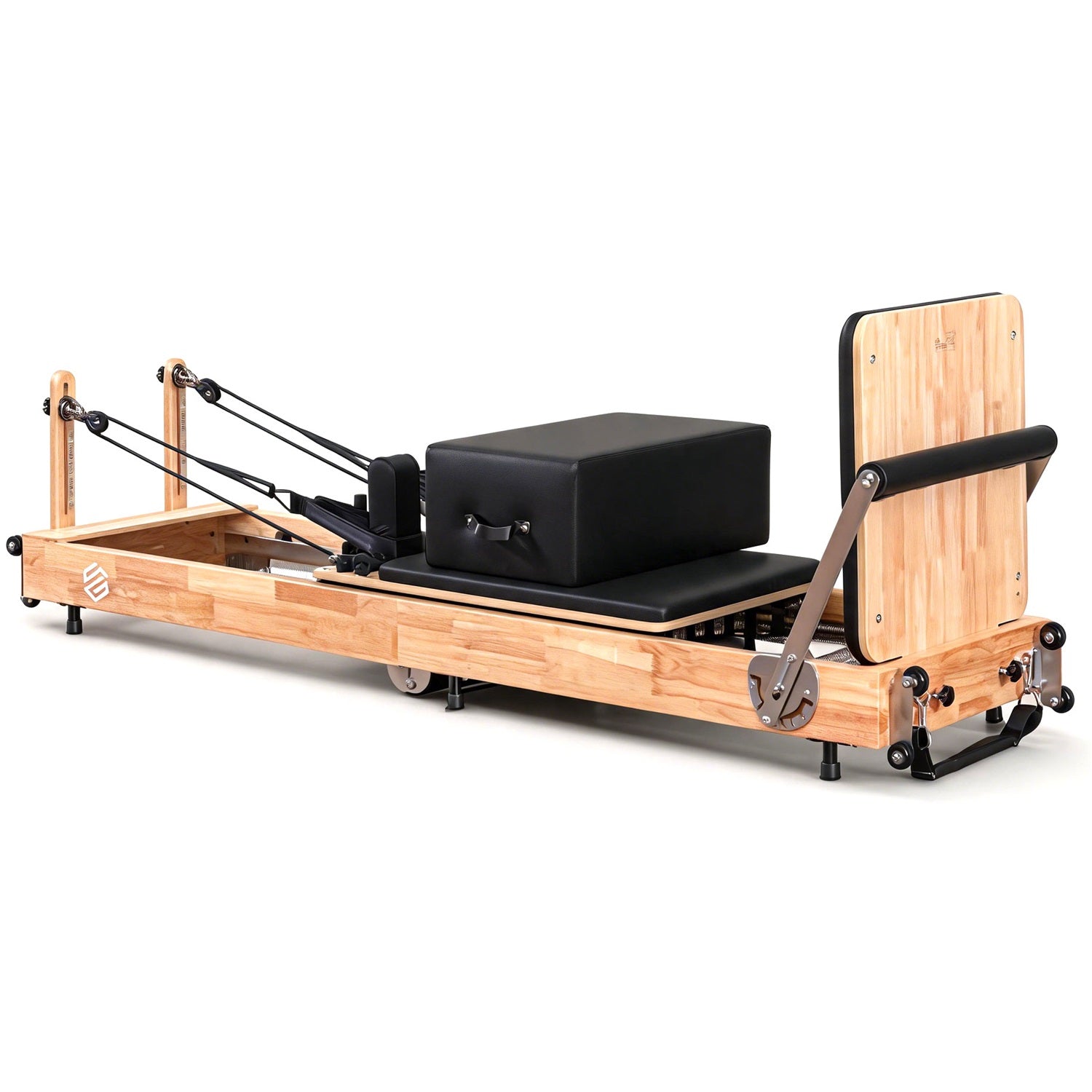 Oak Folding Pilates Reformer Machine Secondary image